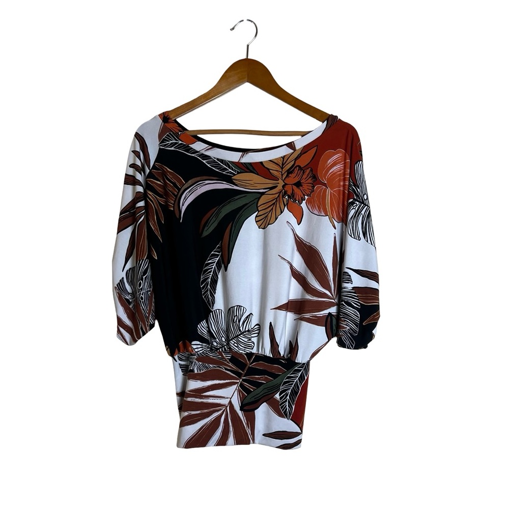 Lisa Drader-Murphy floral patterned blouse